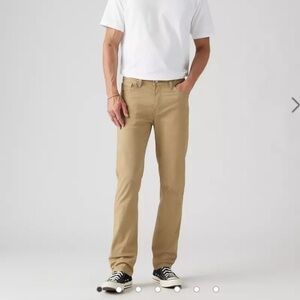 LEVI’S 511 Men’s Tan Straight-Leg relaxed slim Jeans